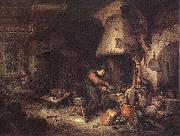 Adriaen van ostade Alchemist oil painting artist